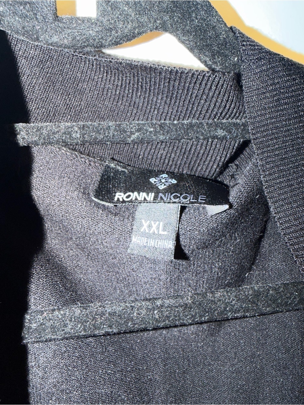 Ronni Nicole Black Open-Front Cropped Cardigan - Picture 2 of 3